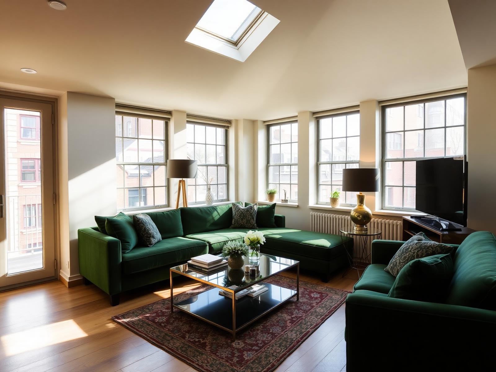 Lumvale Stays serviced apartment living room